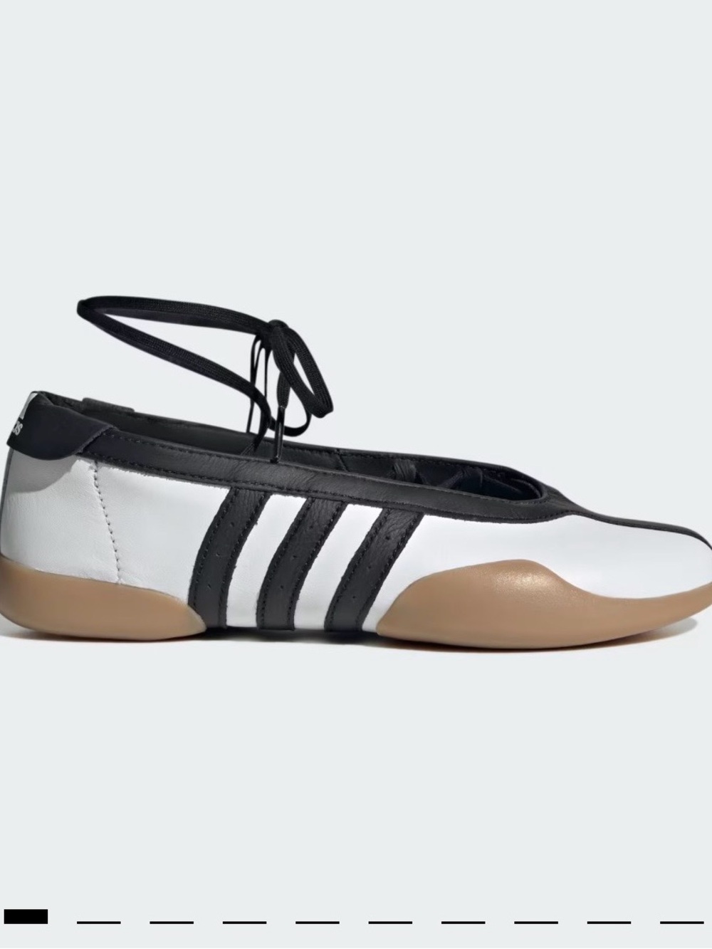 adidas Women’s White Black Tan Taekwondo Ballet Shoes